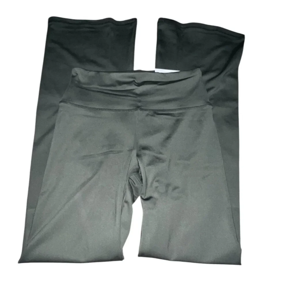 Aerie The Everything Super Leggings Size M Womens Olive Green Mid Rise - Picture 13 of 14